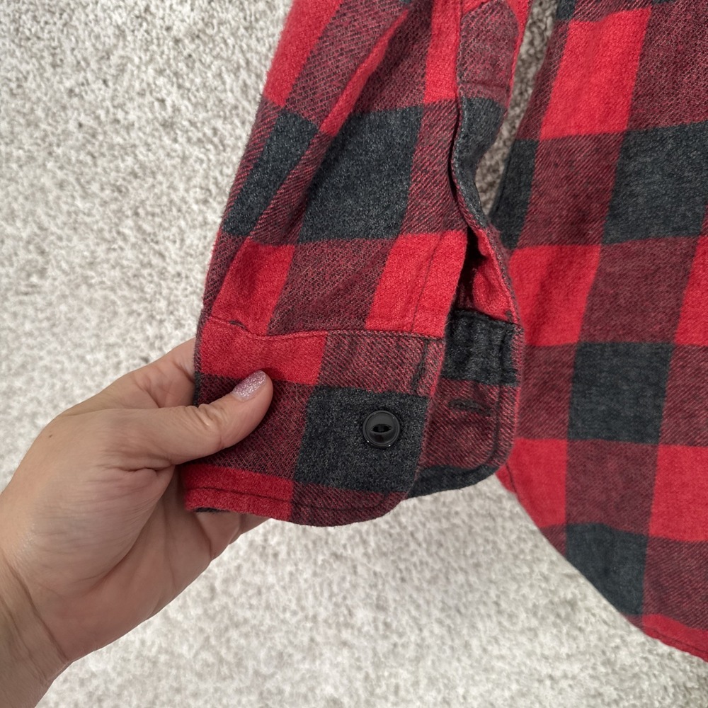 Madewell Flannel Cargo Workshirt in Buffalo Check Women's Size XS - Picture 4 of 8